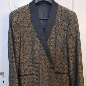 Gold Floral Dinner Jacket